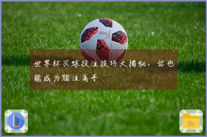 世界杯买球投注技巧大揭秘，你也能成为赌注高手